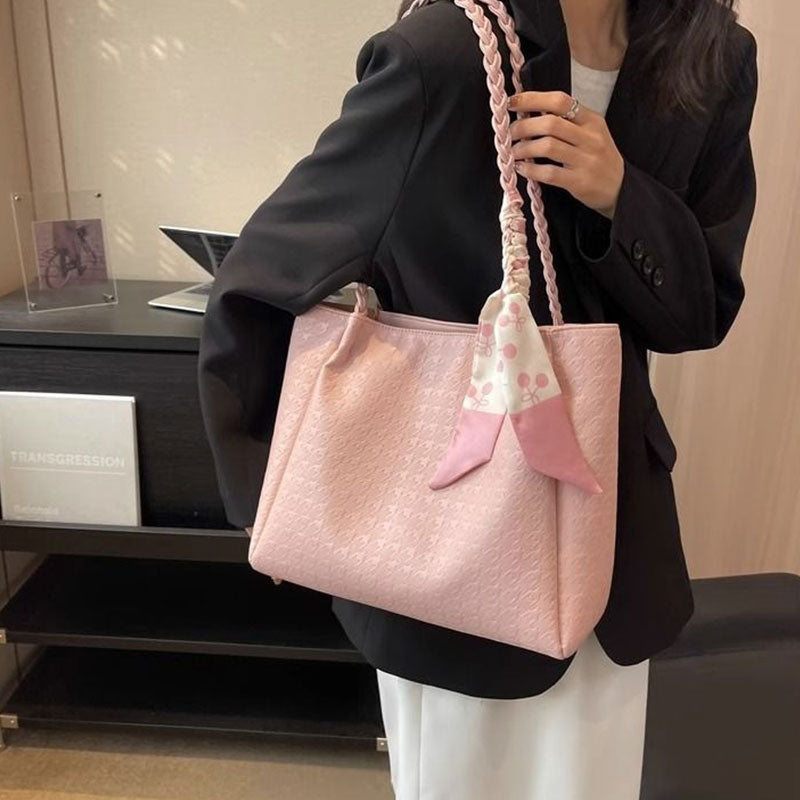 大容量バッグ｜ハンドバッグ（スカーフ付き）の商品イメージ