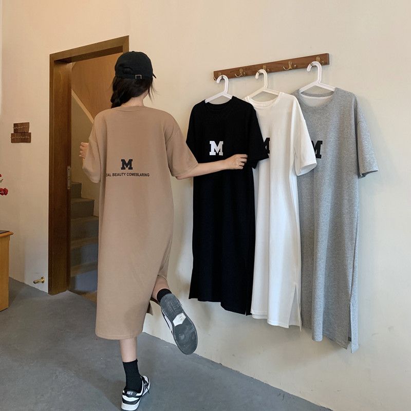半袖Tシャツワンピース｜ワンピースルームウェア｜ブラウンの商品イメージ