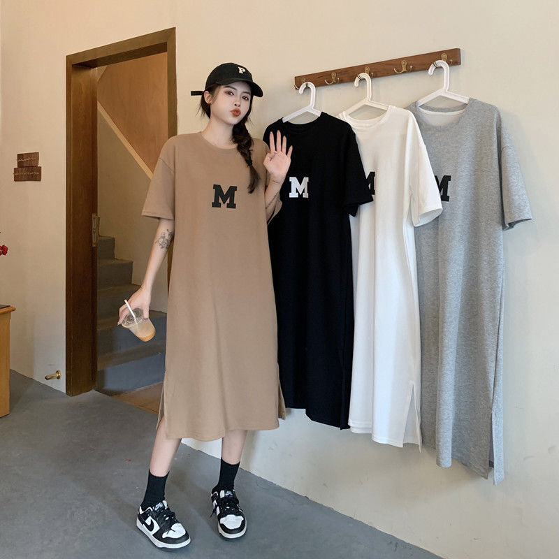 半袖Tシャツワンピース｜ワンピースルームウェア｜ブラウンの商品イメージ