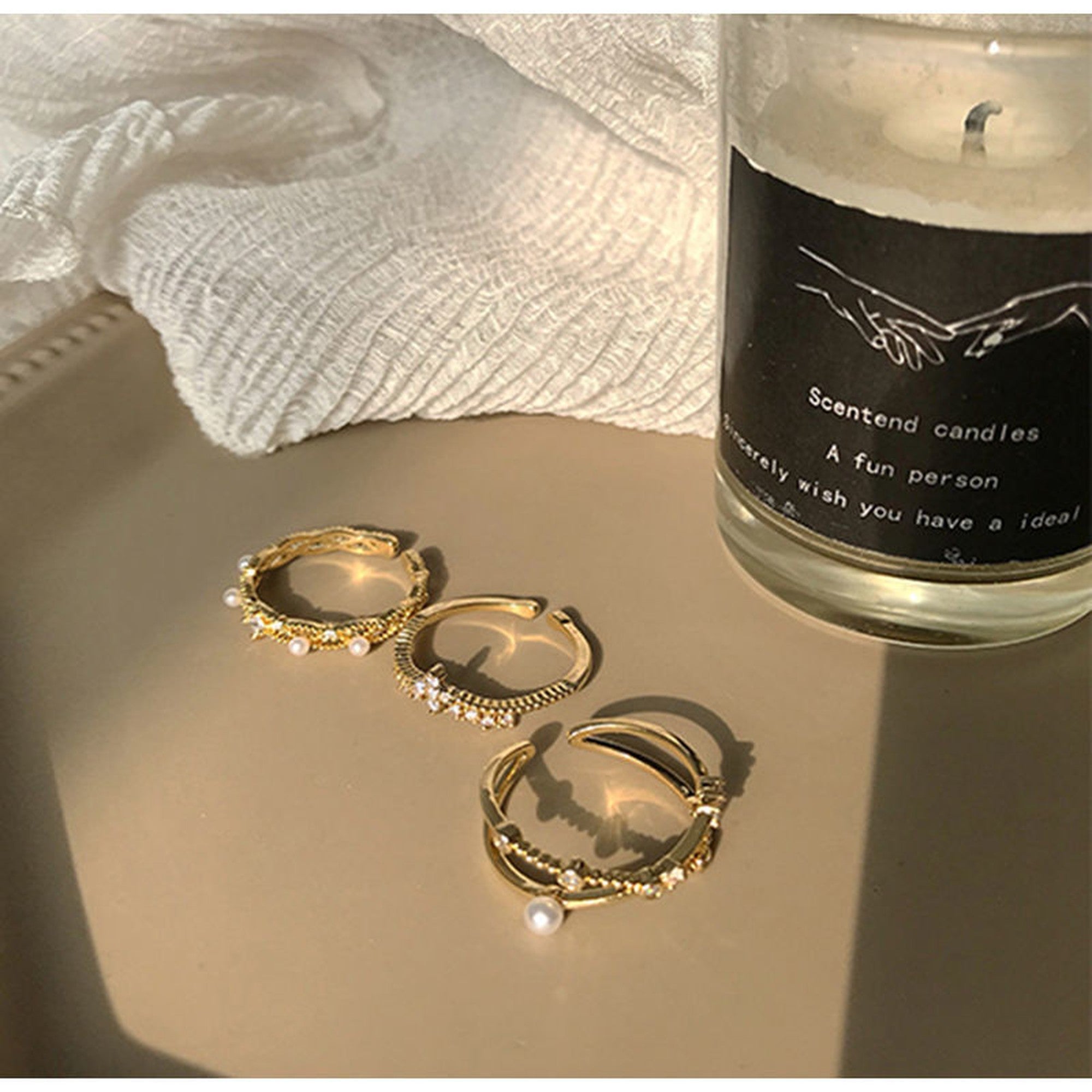 3セットリング｜指輪アクセサリーの商品イメージ