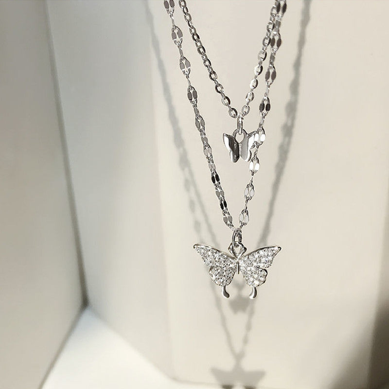 蝶ダブルネックレス｜アクセサリーの商品イメージ