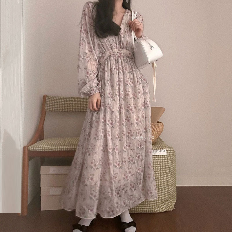 花柄マキシワンピース｜ワンピースの商品イメージ