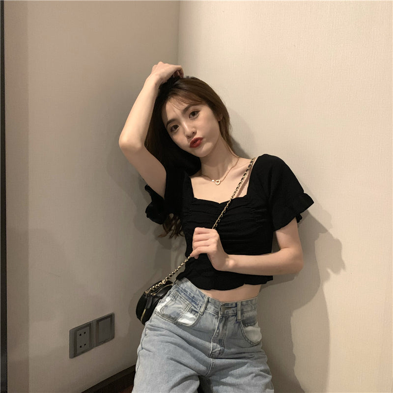 ドレープ半袖ニット｜Tシャツの商品イメージ