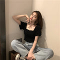 ドレープ半袖ニット｜Tシャツの商品イメージ