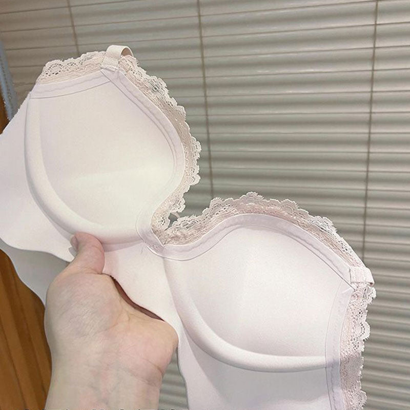 ブラセットブラジャー＆ショーツノンワイヤー通気性大人｜ブラックの商品イメージ