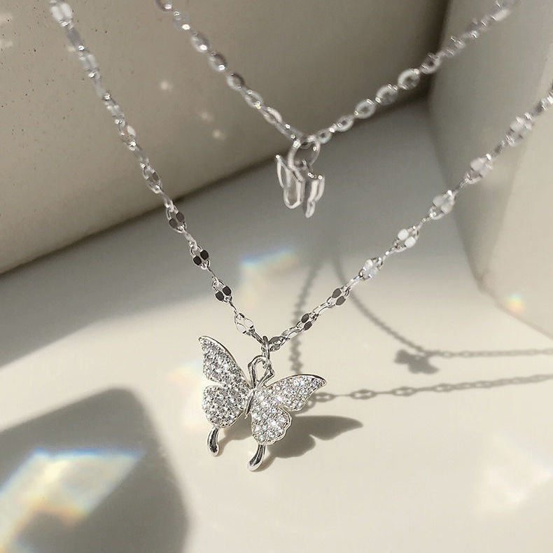 蝶ダブルネックレス｜アクセサリーの商品イメージ
