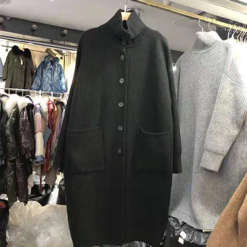 無地スタンドネックアウター｜グレーの商品イメージ