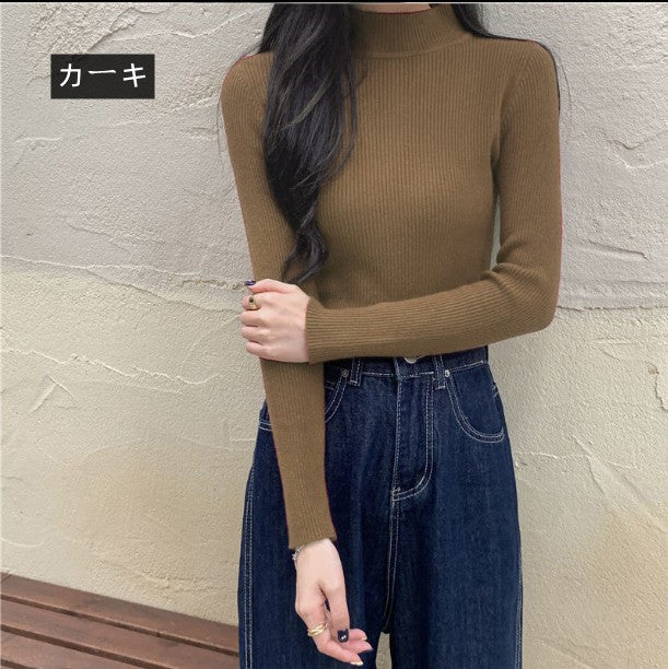 無地ニット｜トップス｜グレーの商品イメージ