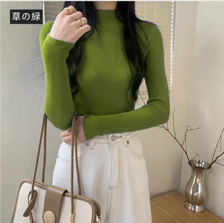 無地ニット｜トップス｜ロイヤルブルーの商品イメージ