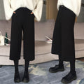 無地ウール調ハイウエストパンツ｜画像カラーの商品イメージ